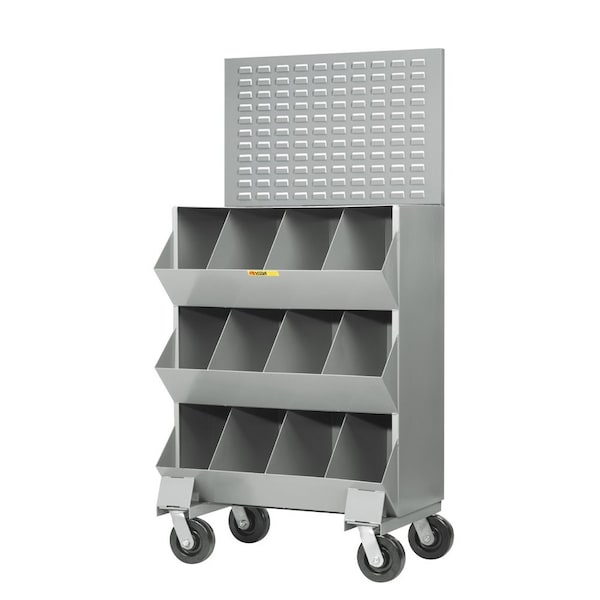 4 Opening per Level, 12 Total Openings, Louvered Panel